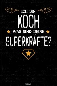 Ich bin Koch was sind deine Superkräfte? Notizbuch