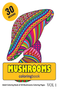 Mushrooms Coloring Book