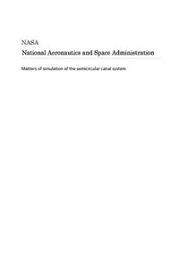 Matters of Simulation of the Semicircular Canal System
