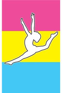Gymnastics Pansexual Pride Flag - Lined Notebook