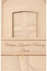 Vintage Keepsake Memory Book