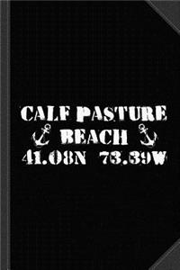 Calf Pasture Beach Norwalk Journal Notebook