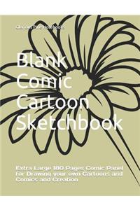 Blank Comic Cartoon Sketchbook