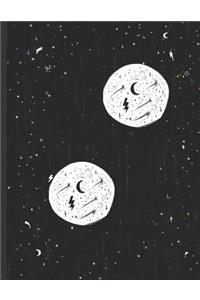 Wicked Moon Dot Grid Journal