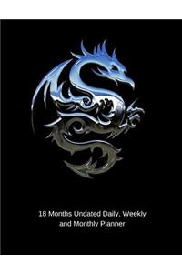 18 Months Undated Daily, Weekly and Monthly Planner