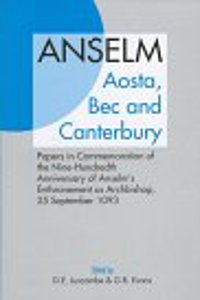 Anselm: Aosta, Bec and Canterbury (East Asian Studies)