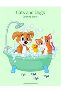 Cats and Dogs Coloring Book 1