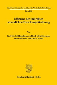 Effizienz Der Indirekten Steuerlichen Forschungsforderung