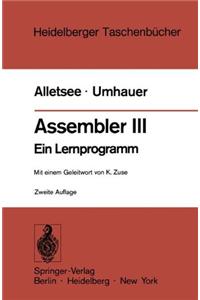Assembler III: Ein Lernprogramm