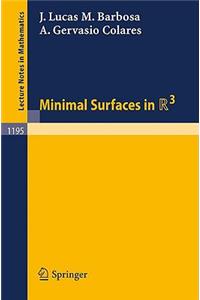 Minimal Surfaces in R 3