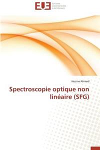 Spectroscopie Optique Non Linéaire (Sfg)
