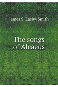 The songs of Alcaeus