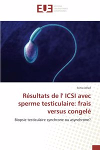 Résultats de l' ICSI avec sperme testiculaire