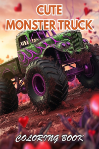 Cute Monster Truck Coloring Book