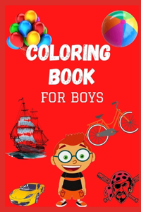 Coloring book for boys