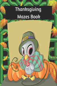 Thanksgiving Mazes Book