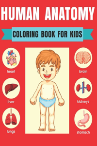 Human Anatomy Coloring Book For Kids