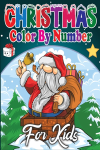Christmas Color By Number For Kids