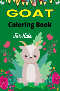 GOAT Coloring Book For Kids