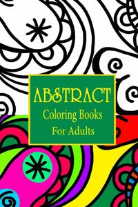 Abstract coloring books for adults