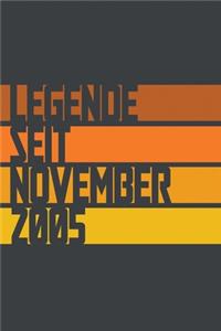 Legende seit November 2005