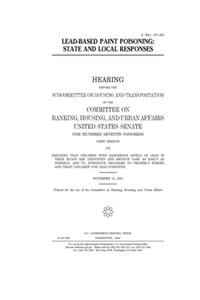 Lead-based paint poisoning