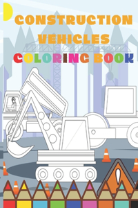 Construction Vehicle Coloring Book