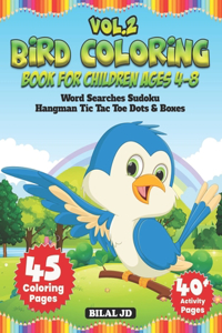 Bird Coloring Book For Children