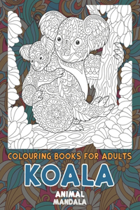 Mandala Colouring Books for Adults - Animal - Koala