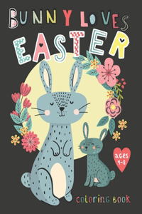 Bunny Loves Easter Coloring Book