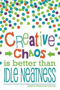 Creative Chaos Lined Journal