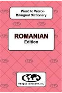 English-Romanian & Romanian-English Word-to-Word Dictionary