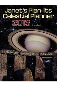 Janet's Plan-Its 2013 Celestial Planner Easy-To-Use Astrology Calendar