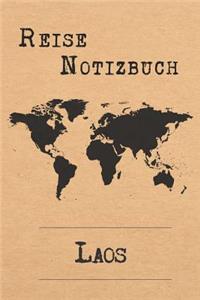 Reise Notizbuch Laos