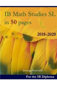 IB Math Studies in 50 pages