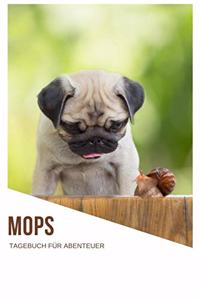 Mops Tagebuch für Abenteuer