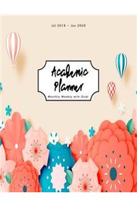 Jul 2019 - Jun2020 Academic Planner Monthly