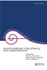 Commutative Ring Theory and Applications