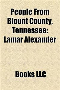 People from Blount County, Tennessee