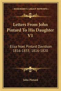 Letters From John Pintard To His Daughter V1