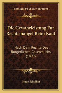 Die Gewahrleistung Fur Rechtsmangel Beim Kauf