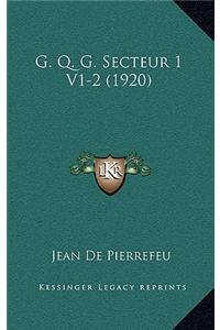 G. Q. G. Secteur 1 V1-2 (1920)