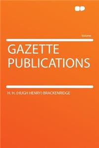 Gazette Publications