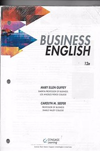 Bundle: Business English, Loose-Leaf Version, 12th + Mindtap Business Communication and 2, 1 Term (6 Months) Printed Access Card