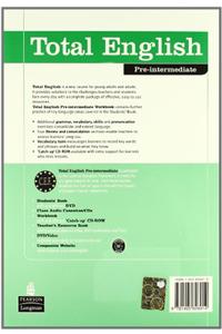 Total English Pre-Intermediate Workbook without key and CD-Rom Pack