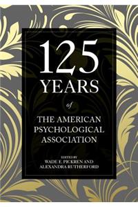 125 Years of the American Psychological Association