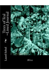 Trees of Teal Lined Journal