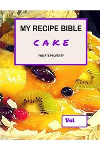 My Recipe Bible - Cake