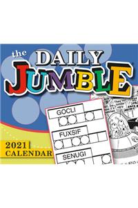 2021 the Daily Jumble(r) Boxed Daily Calendar