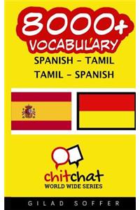 8000+ Spanish - Tamil Tamil - Spanish Vocabulary